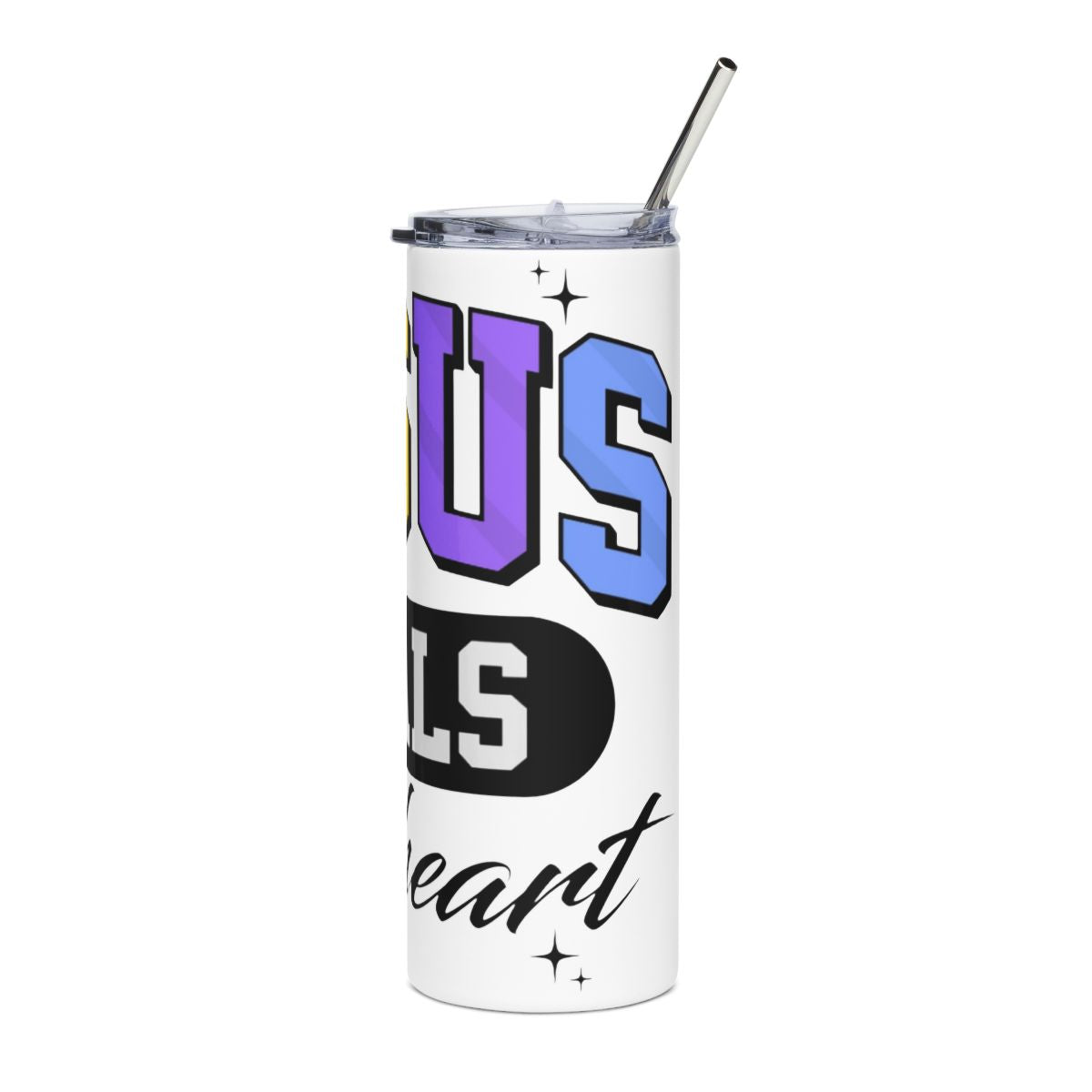 "Jesus Heals Every Heart" 20oz Stainless Steel Tumbler