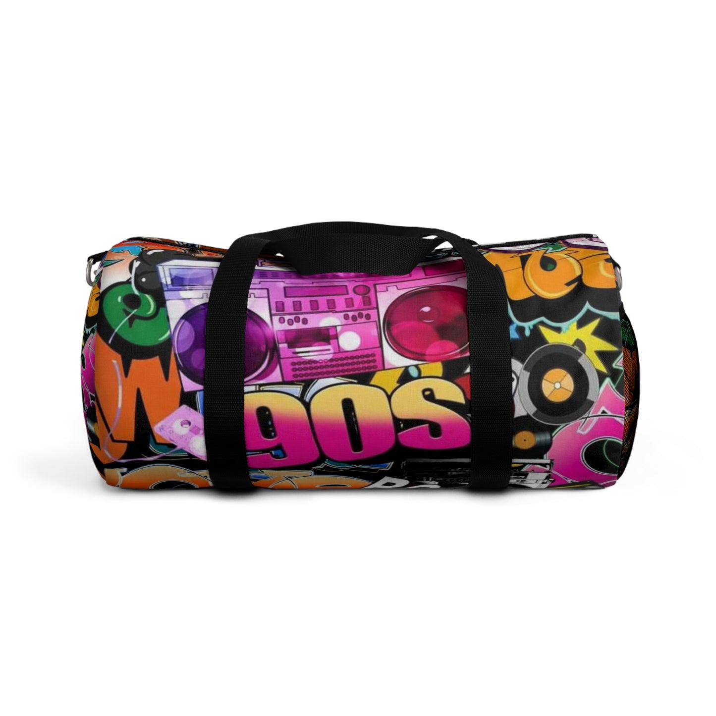 90s Graffiti Duffel Bag – Retro Hip Hop Travel & Gym Bag