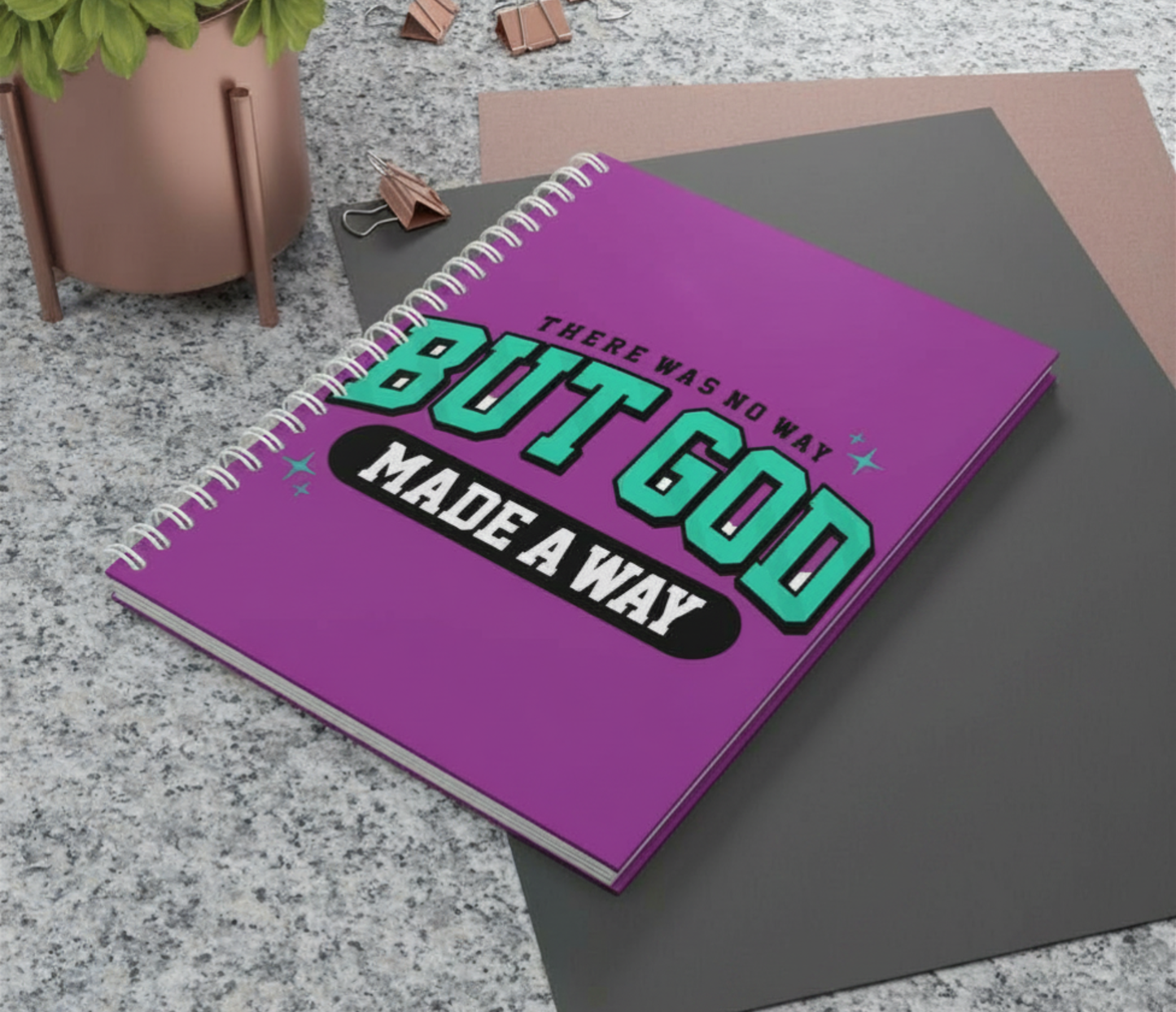 There Was No Way But God Made A Way" Faith-Based Journal