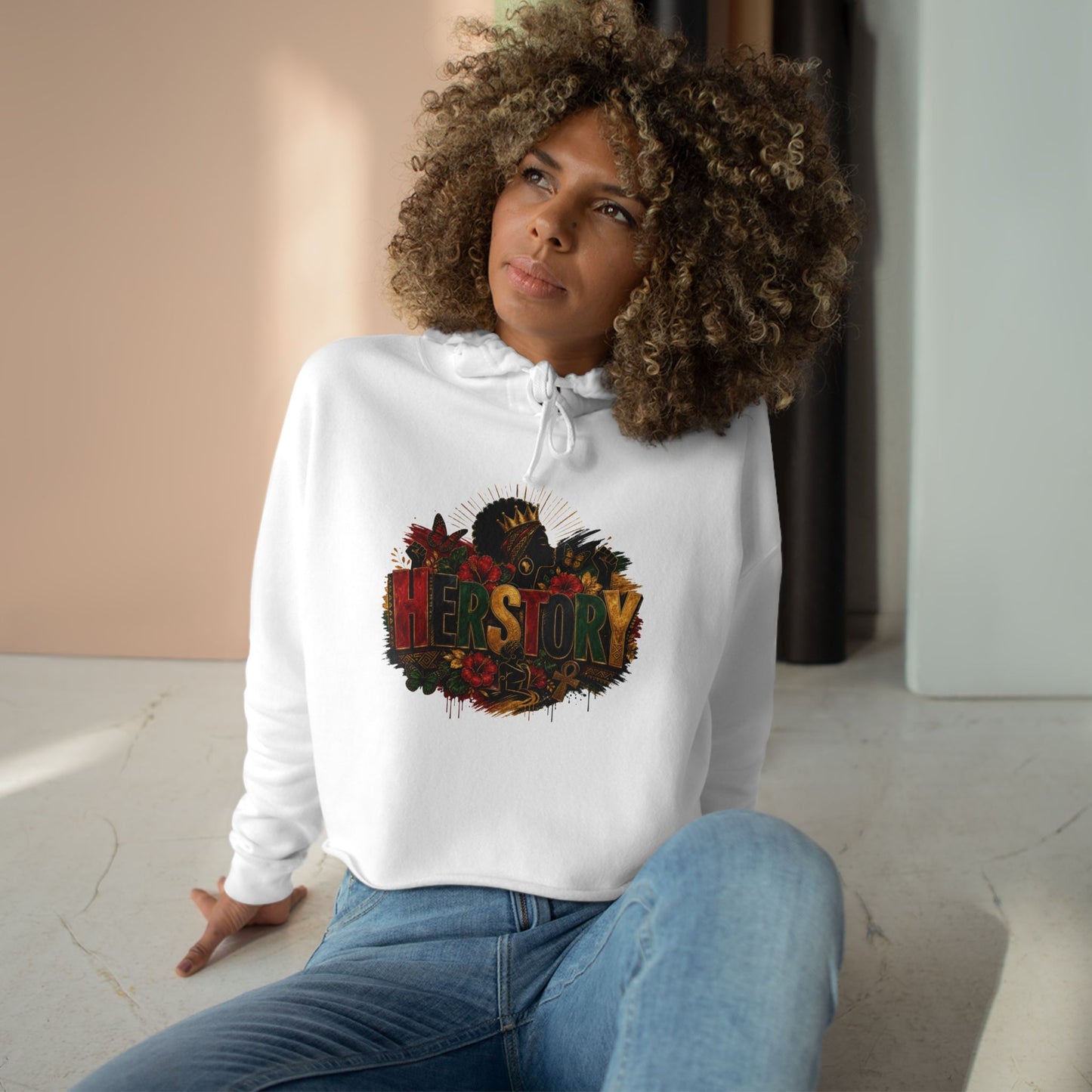HERSTORY Crop Hoodie