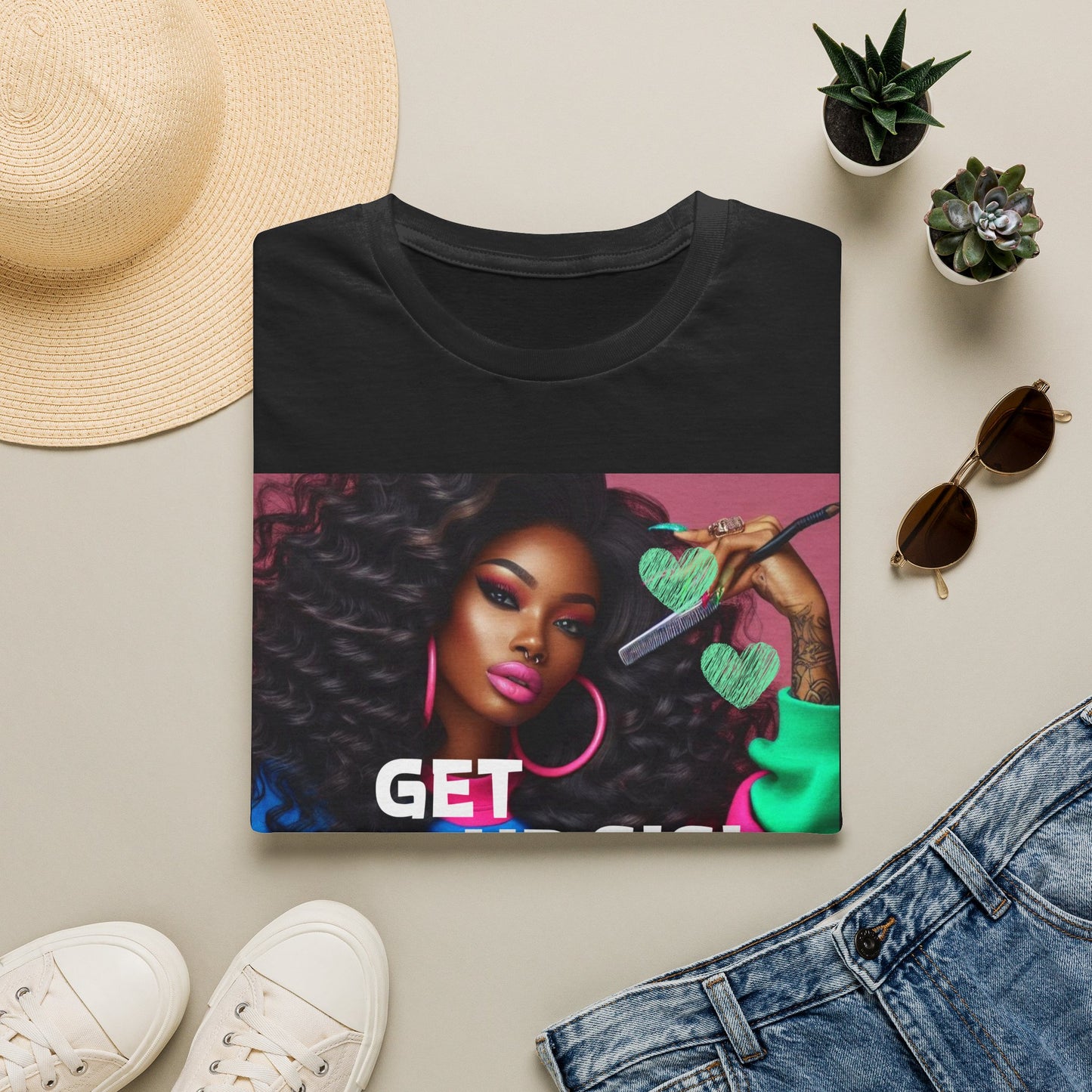 Get Up Sis! Inspirational Graphic T-Shirt – Your Future Self Needs You