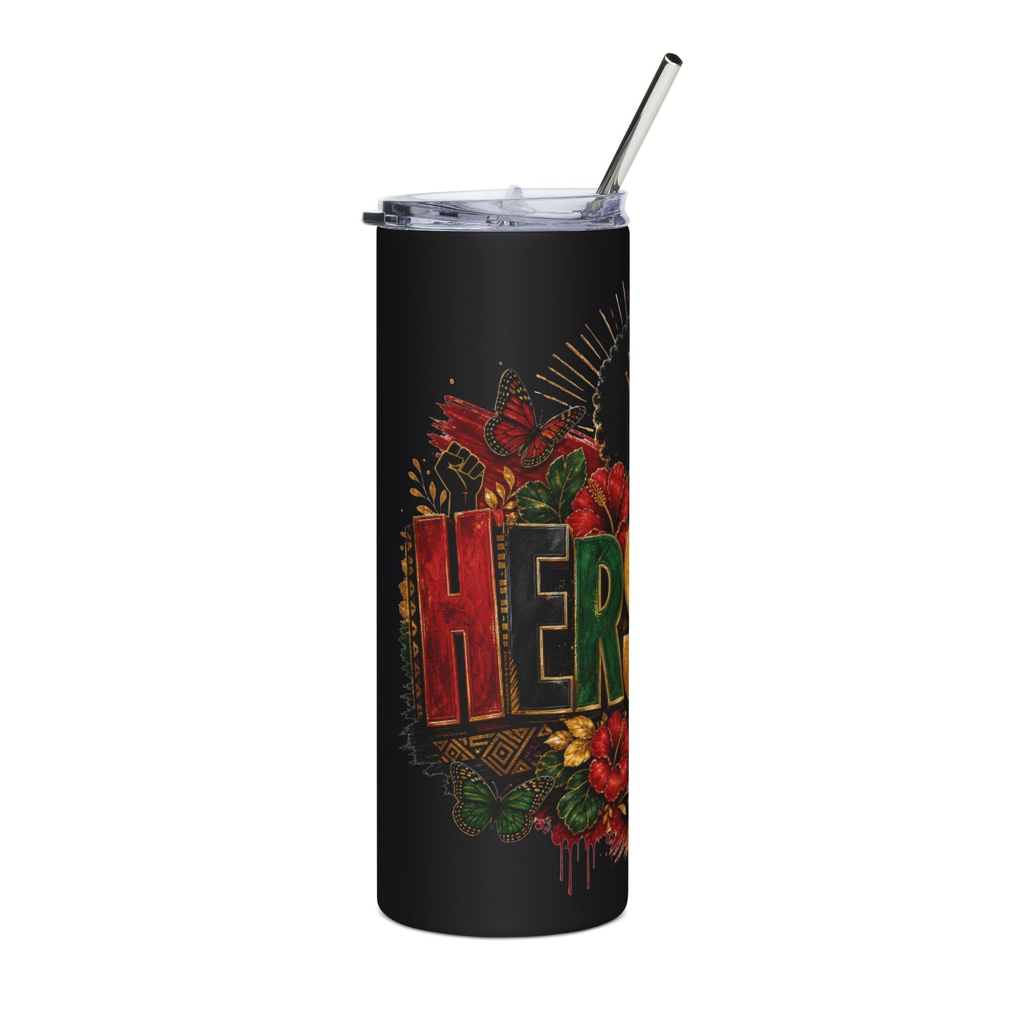 Hertsa Floral Crown 20oz Stainless Steel Tumbler