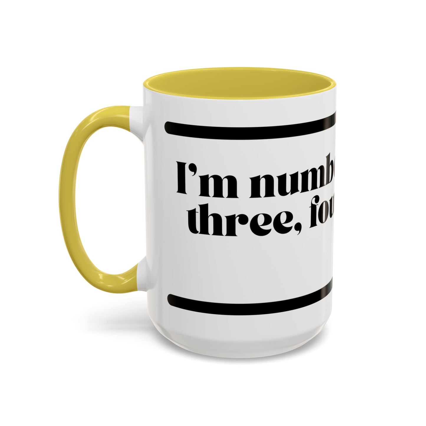 KRS-One Quote Coffee Mug — "One, Two, Three, Four, and Five" Retro Typography Mug (11oz)