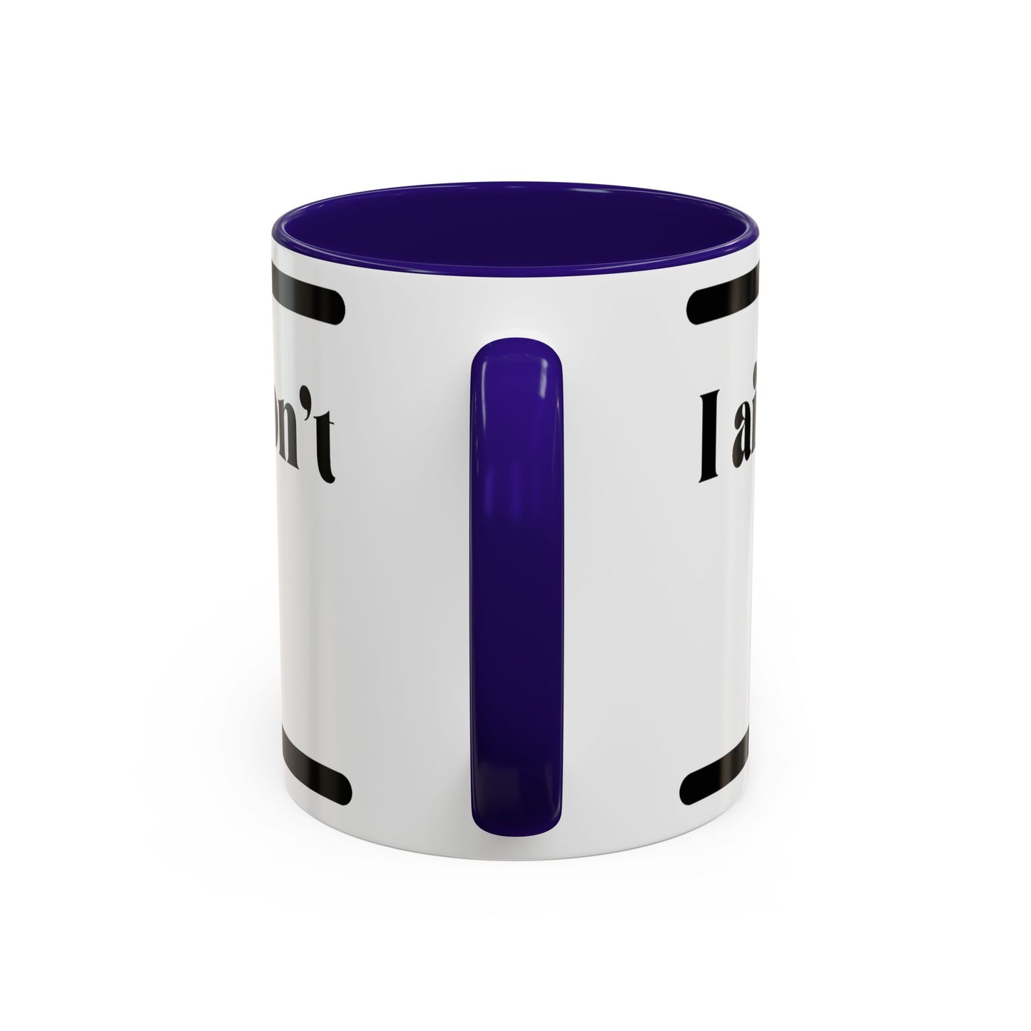 HipHopPac Quote Mug — "I’m a killer but don’t push me!" Color Accent Coffee Mug (11oz)