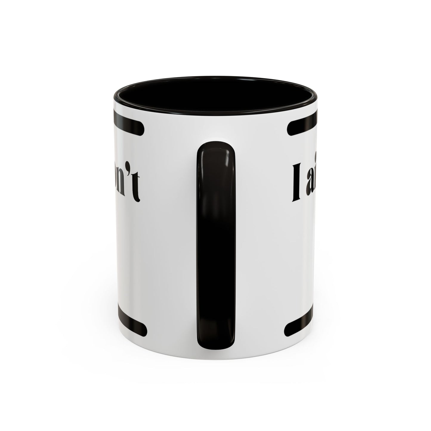 HipHopPac Quote Mug — "I’m a killer but don’t push me!" Color Accent Coffee Mug (11oz)