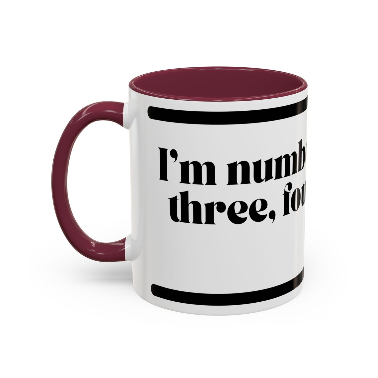 KRS-One Quote Coffee Mug — "One, Two, Three, Four, and Five" Retro Typography Mug (11oz)