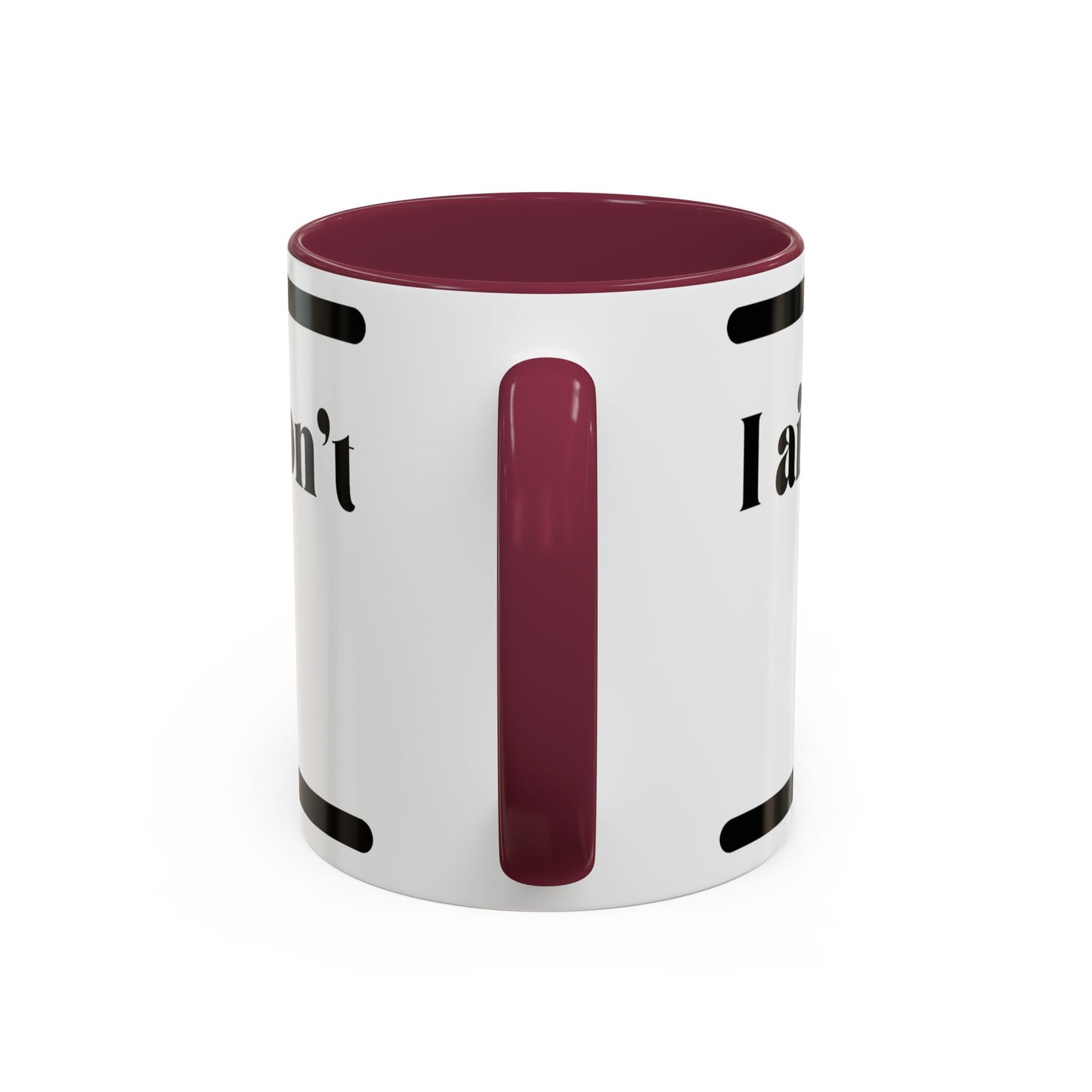 HipHopPac Quote Mug — "I’m a killer but don’t push me!" Color Accent Coffee Mug (11oz)