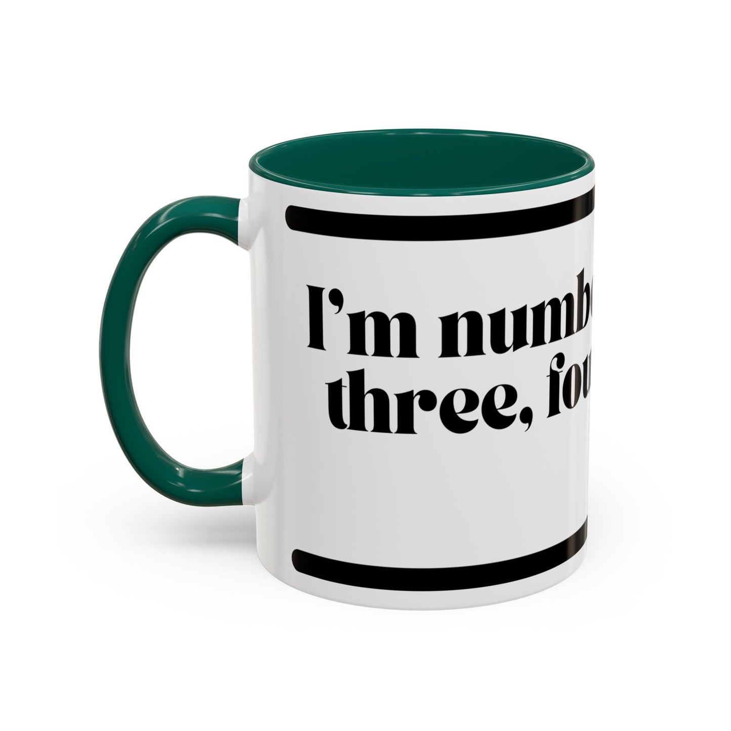 KRS-One Quote Coffee Mug — "One, Two, Three, Four, and Five" Retro Typography Mug (11oz)