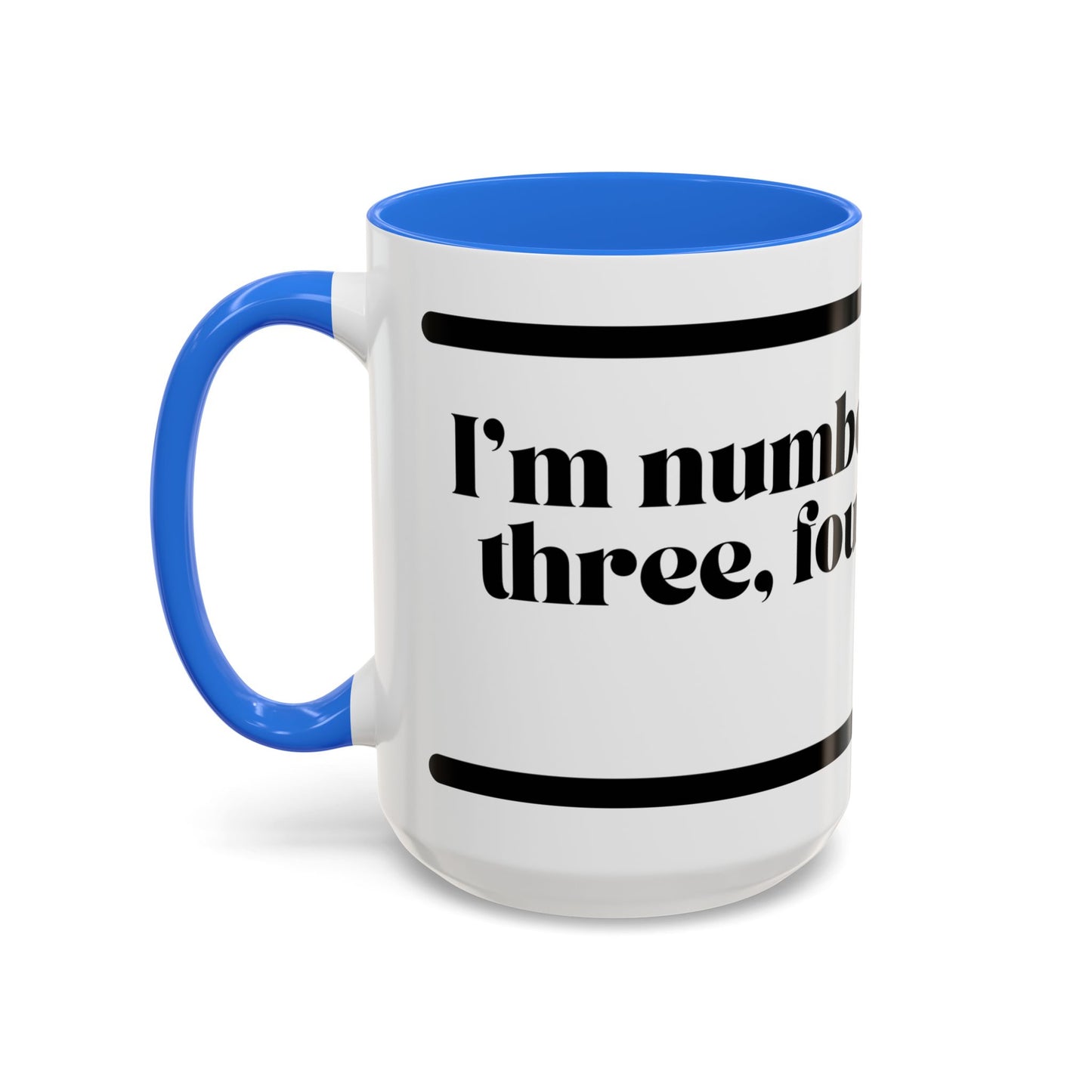 KRS-One Quote Coffee Mug — "One, Two, Three, Four, and Five" Retro Typography Mug (11oz)