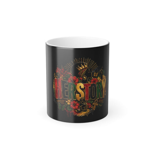HerStory Color-Changing Mug — Empowerment Heat Reveal 11oz
