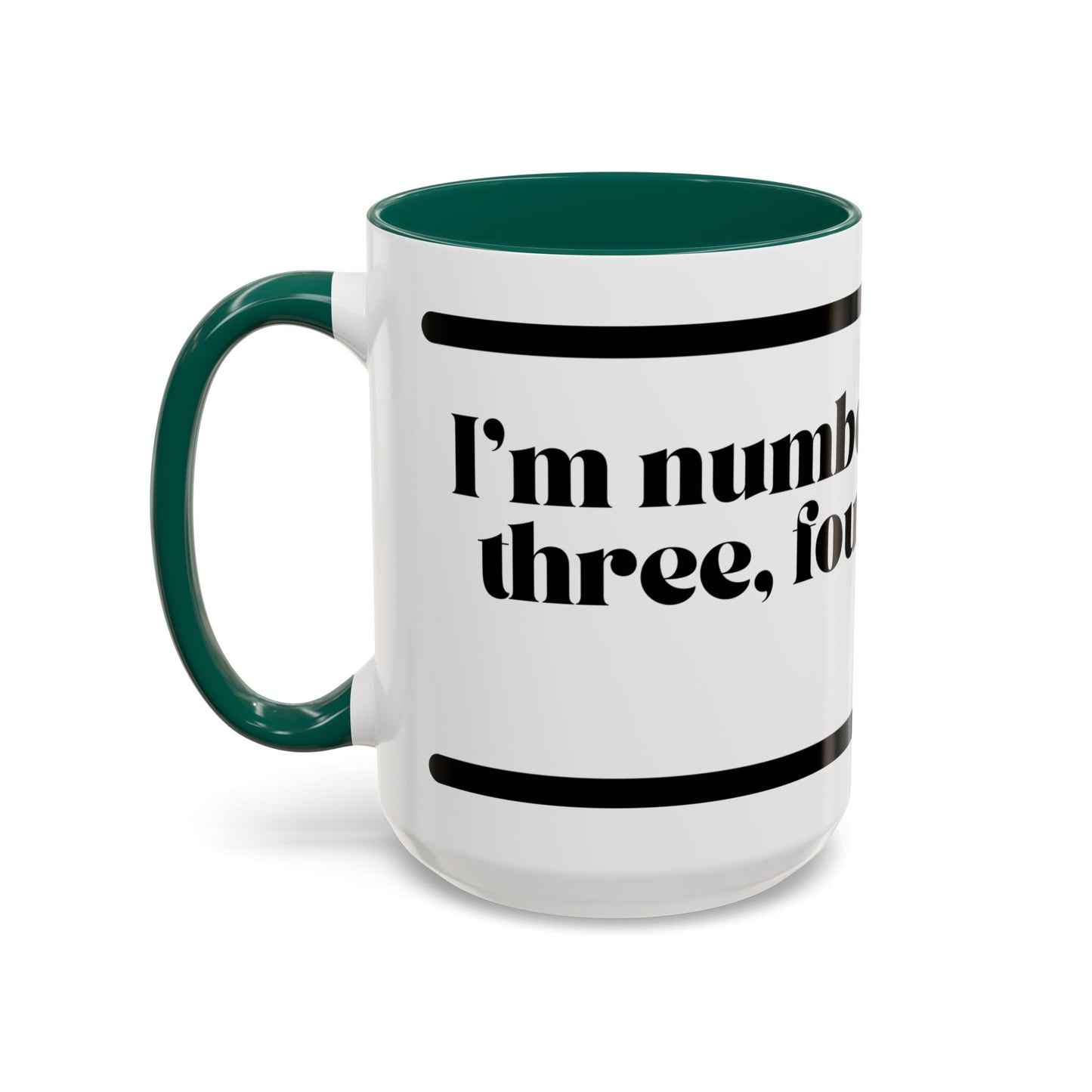KRS-One Quote Coffee Mug — "One, Two, Three, Four, and Five" Retro Typography Mug (11oz)