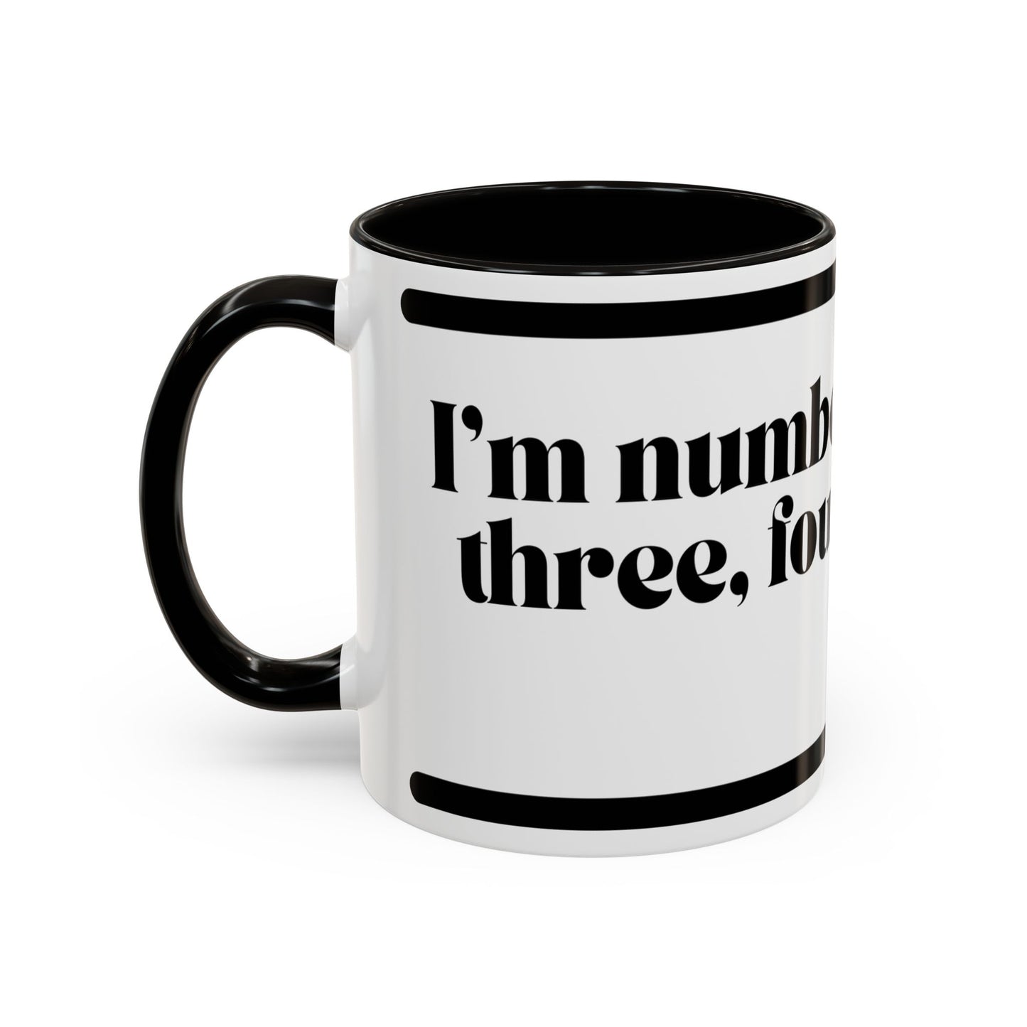 KRS-One Quote Coffee Mug — "One, Two, Three, Four, and Five" Retro Typography Mug (11oz)