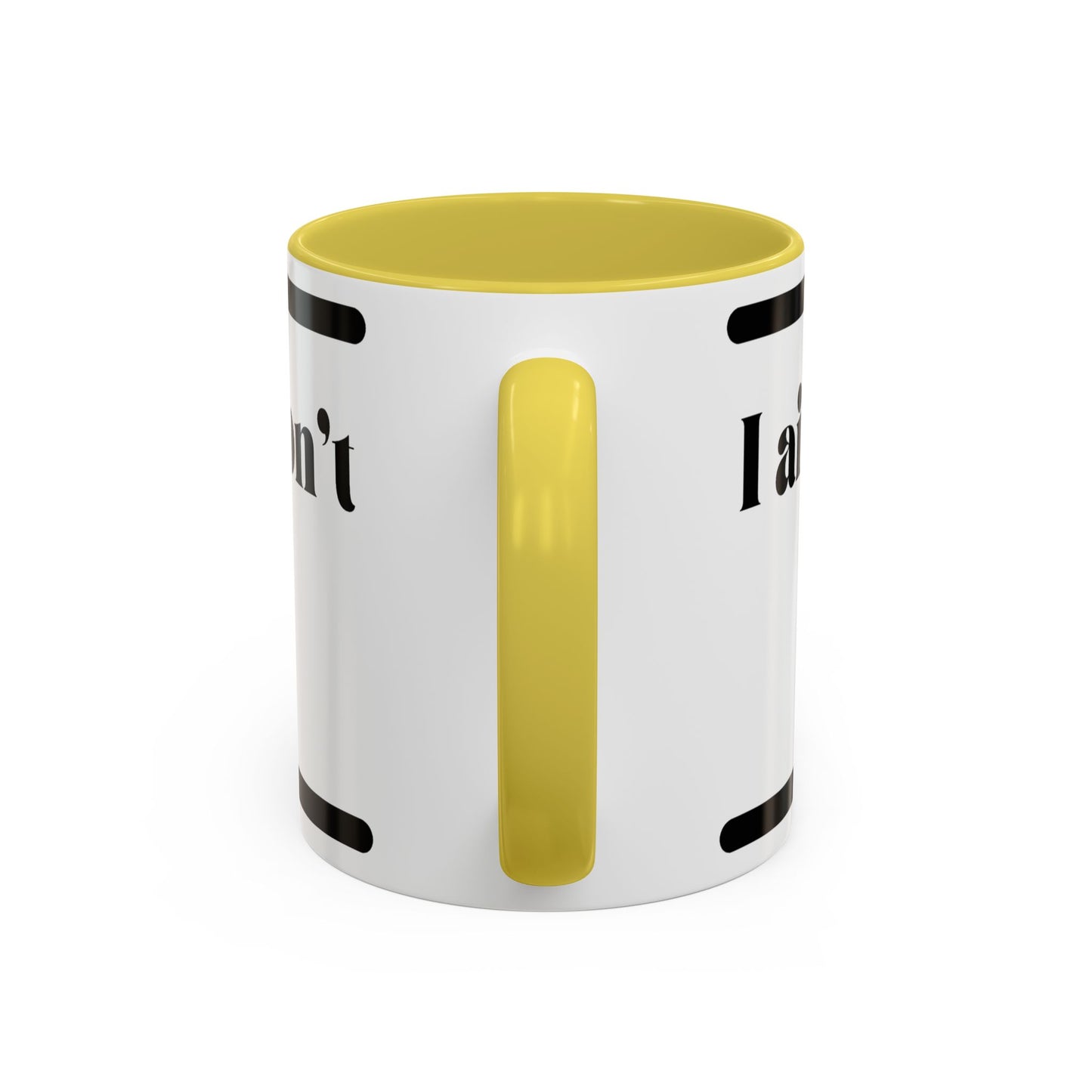 HipHopPac Quote Mug — "I’m a killer but don’t push me!" Color Accent Coffee Mug (11oz)