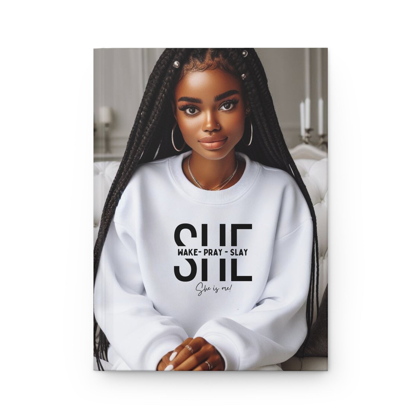 "She Is" Inspirational Gratitude Notebook for Women-Hardcover-Journal