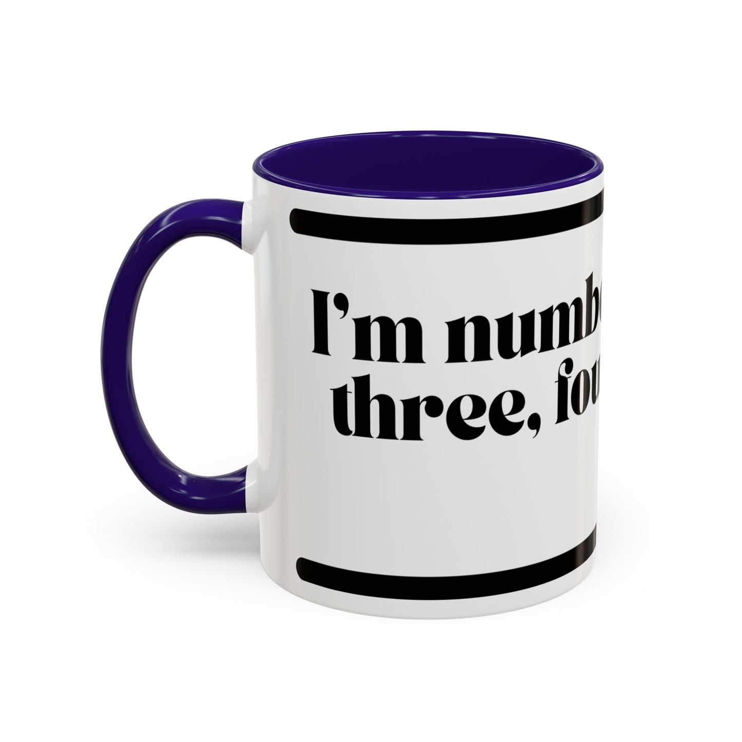 KRS-One Quote Coffee Mug — "One, Two, Three, Four, and Five" Retro Typography Mug (11oz)