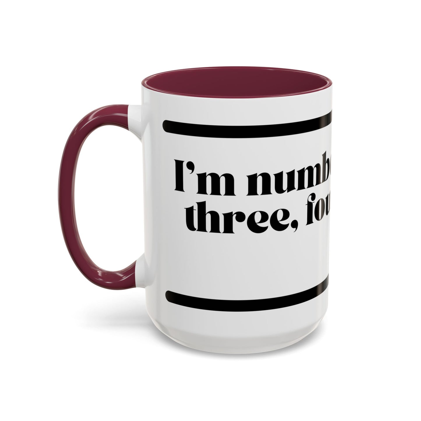 KRS-One Quote Coffee Mug — "One, Two, Three, Four, and Five" Retro Typography Mug (11oz)