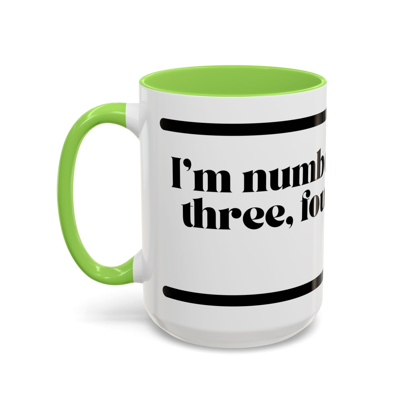 KRS-One Quote Coffee Mug — "One, Two, Three, Four, and Five" Retro Typography Mug (11oz)