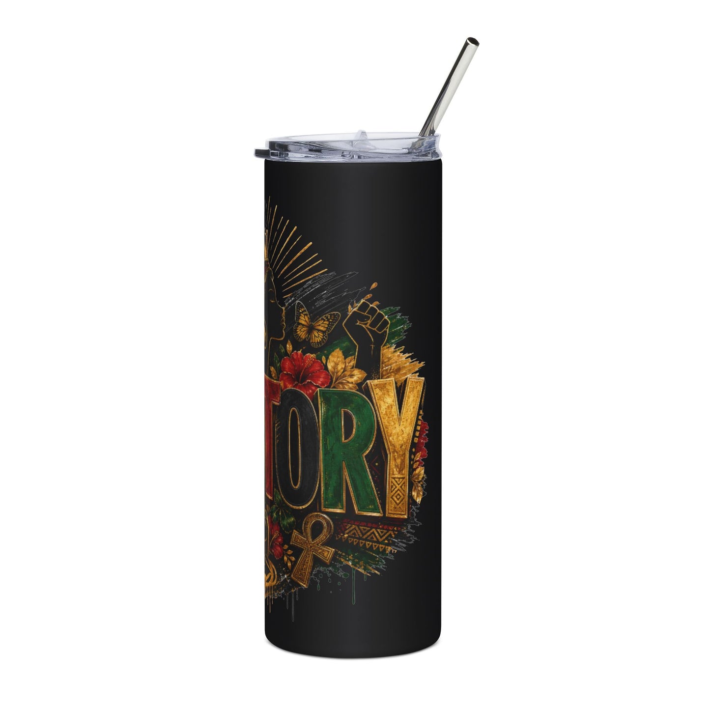 Hertsa Floral Crown 20oz Stainless Steel Tumbler