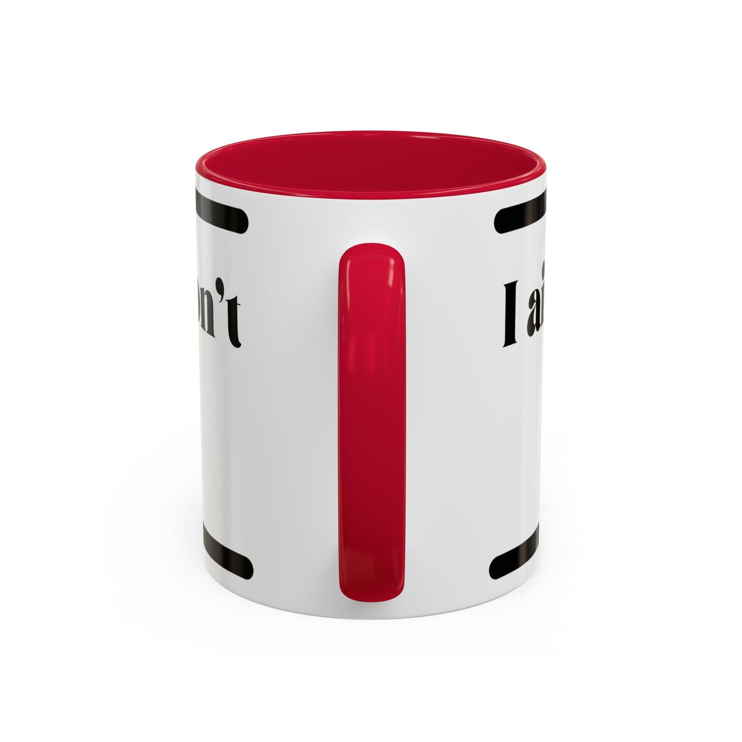 HipHopPac Quote Mug — "I’m a killer but don’t push me!" Color Accent Coffee Mug (11oz)