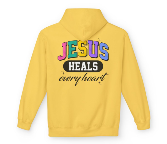"Jesus Heals Every Heart" Signature Hoodie
