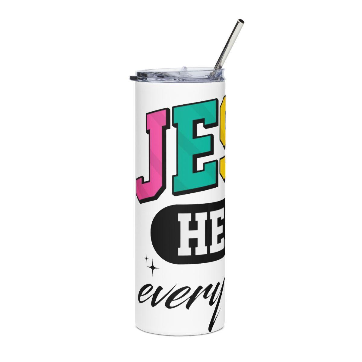 "Jesus Heals Every Heart" 20oz Stainless Steel Tumbler