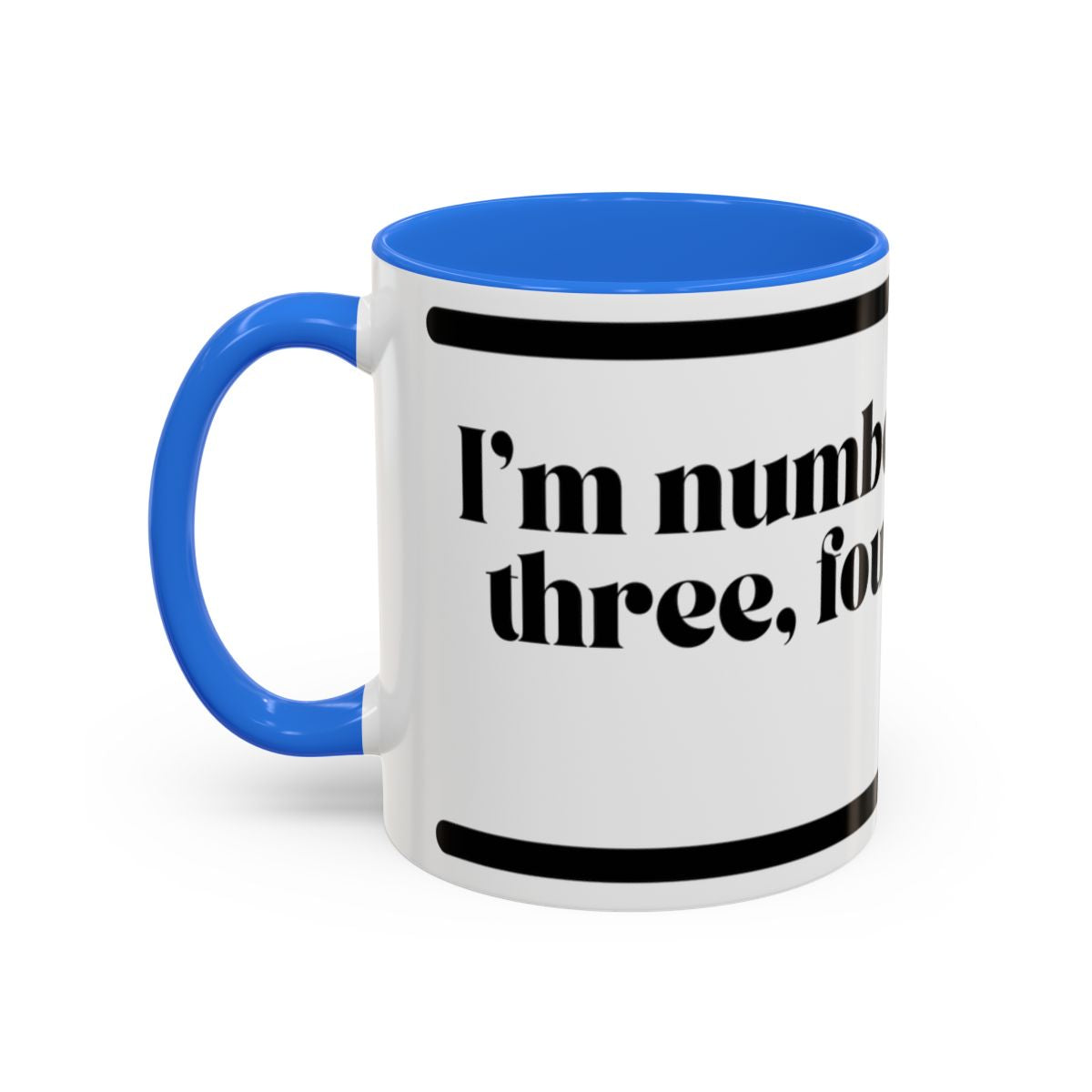 KRS-One Quote Coffee Mug — "One, Two, Three, Four, and Five" Retro Typography Mug (11oz)