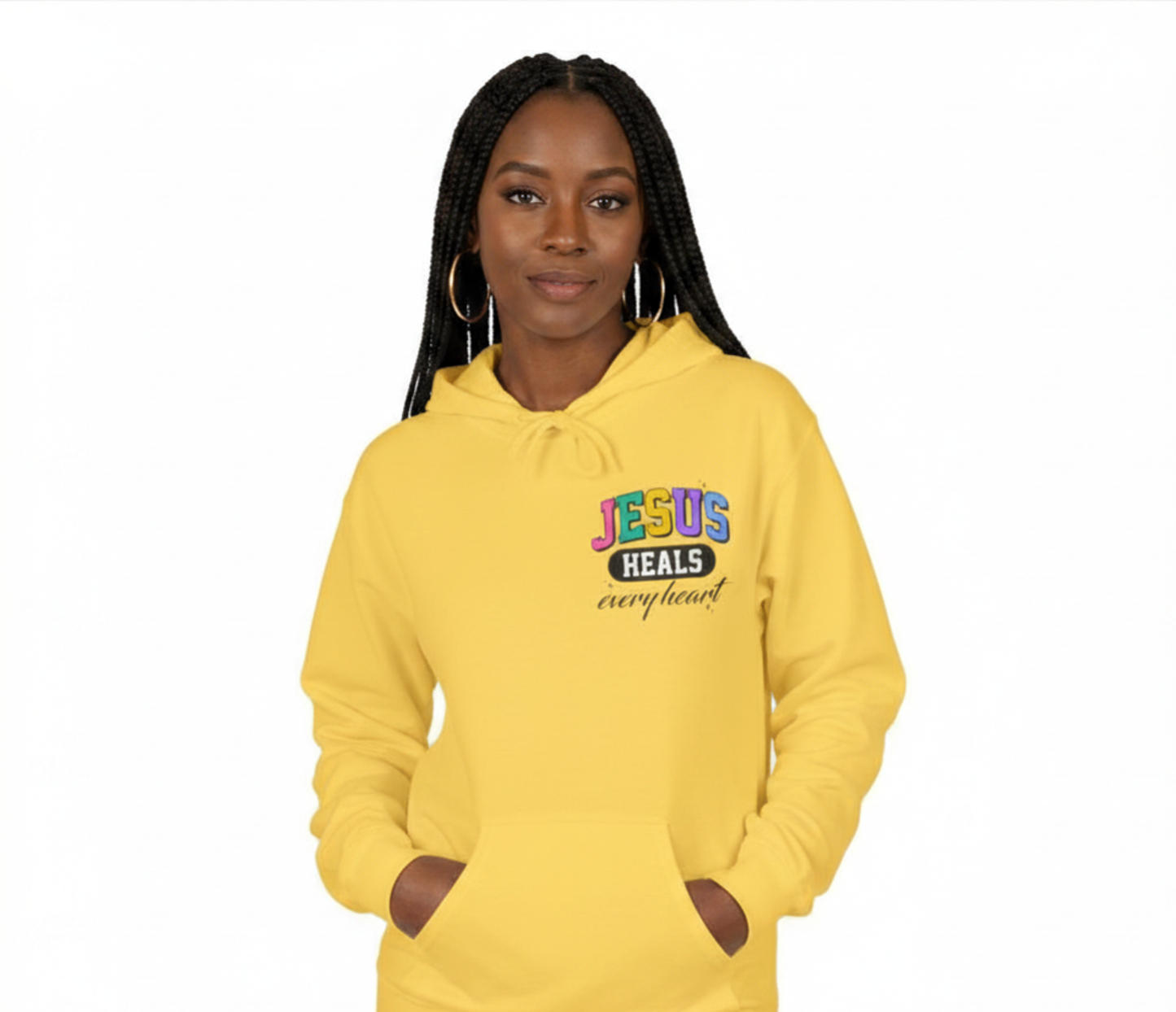 "Jesus Heals Every Heart" Signature Hoodie