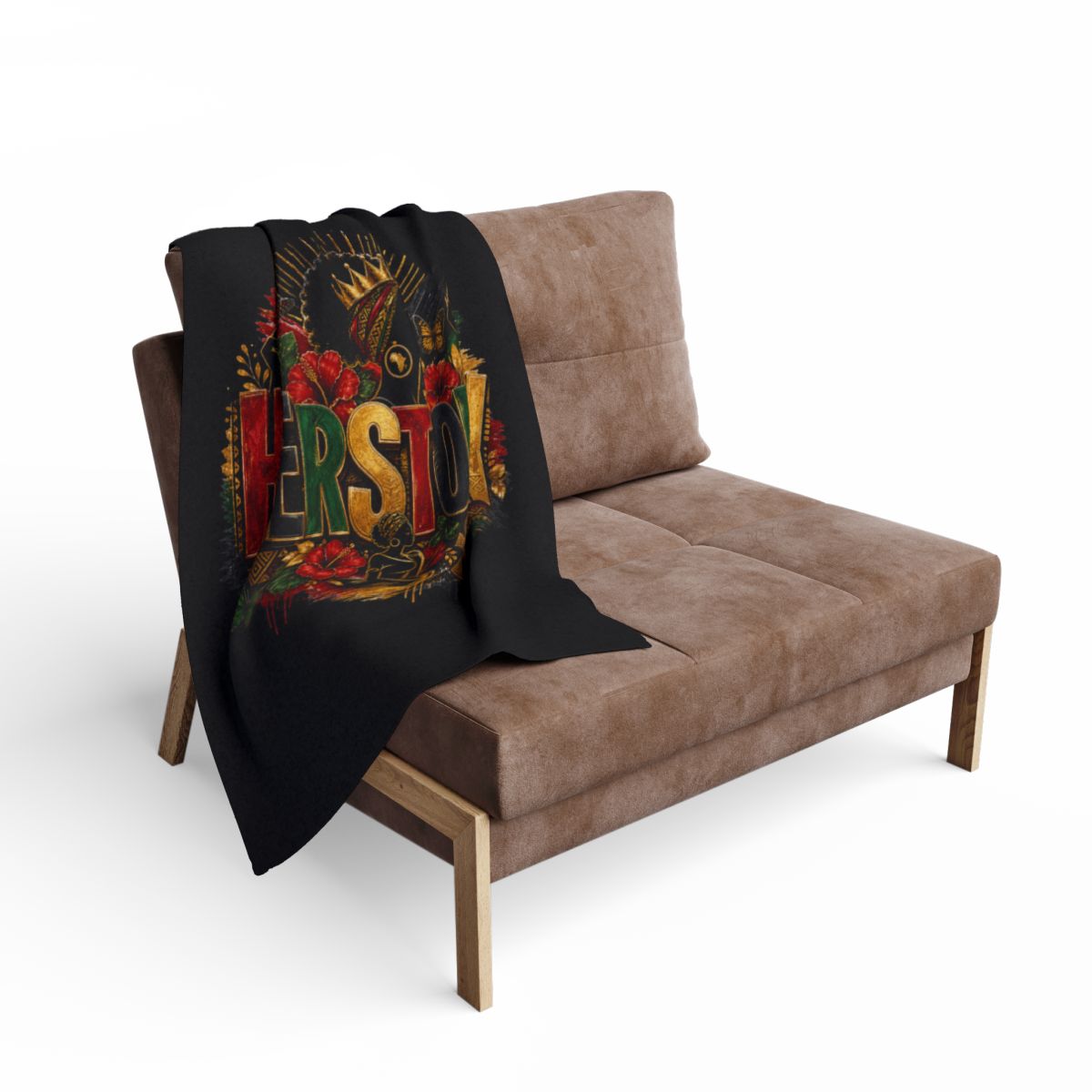 HERstory Plush Fleece Throw Blanket (30" x 40")