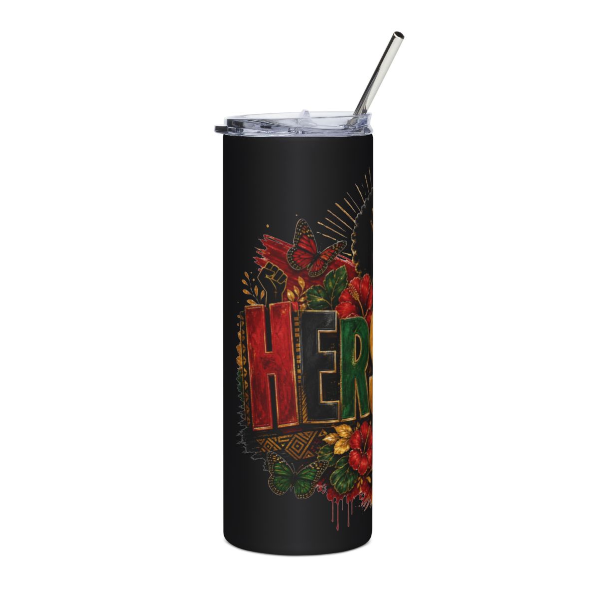 HERstory Insulated Skinny Tumbler with Straw